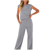 Icone™ StylishSet: Stylisches, Bequemes Top Ohne Ärmel Und Hose Im Set
