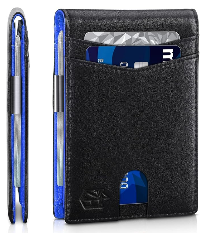 Icone™ SlimWallet: Ultraflache Und Sichere RFID-Lederbrieftasche Für Herren