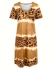 Icone™ LeopardDress: Damen Leopard Print Kleid