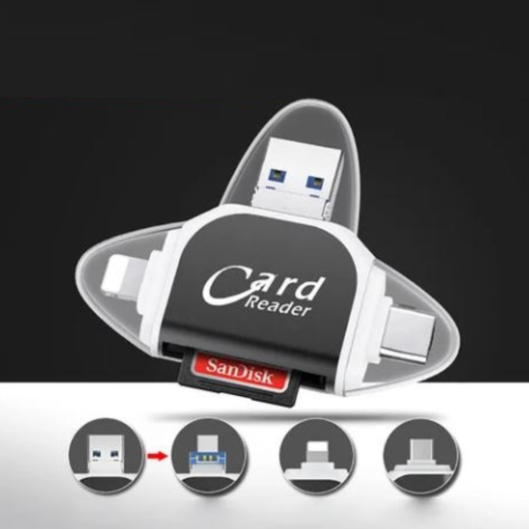 CardReader - Multi-Port 4 in 1 Universal SD TF Kartenleser