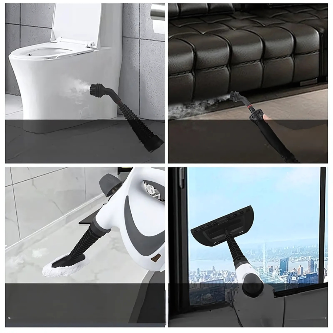 Cleaner Pro° PowerSteam: Multifunktionales, Leistungsstarkes Hause Dampfreiniger-Set
