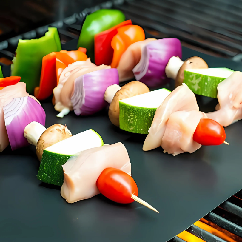 Globetrek° GrillMat – Antihaft BBQ Grill Matten Mit Leicht Schneidbarer Schachtel