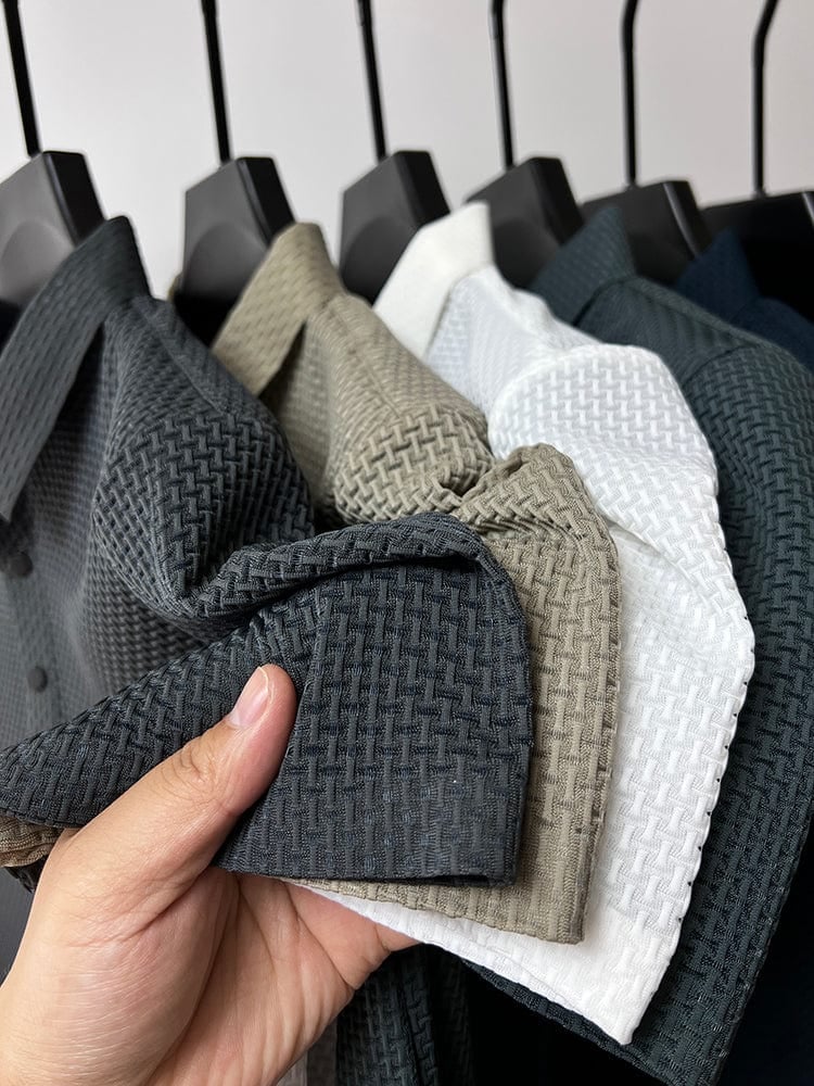 Icone™ BreathableShirt 1+1 GRATIS: Stilvolles, Atmungsaktives Herren-Kurzarmhemd