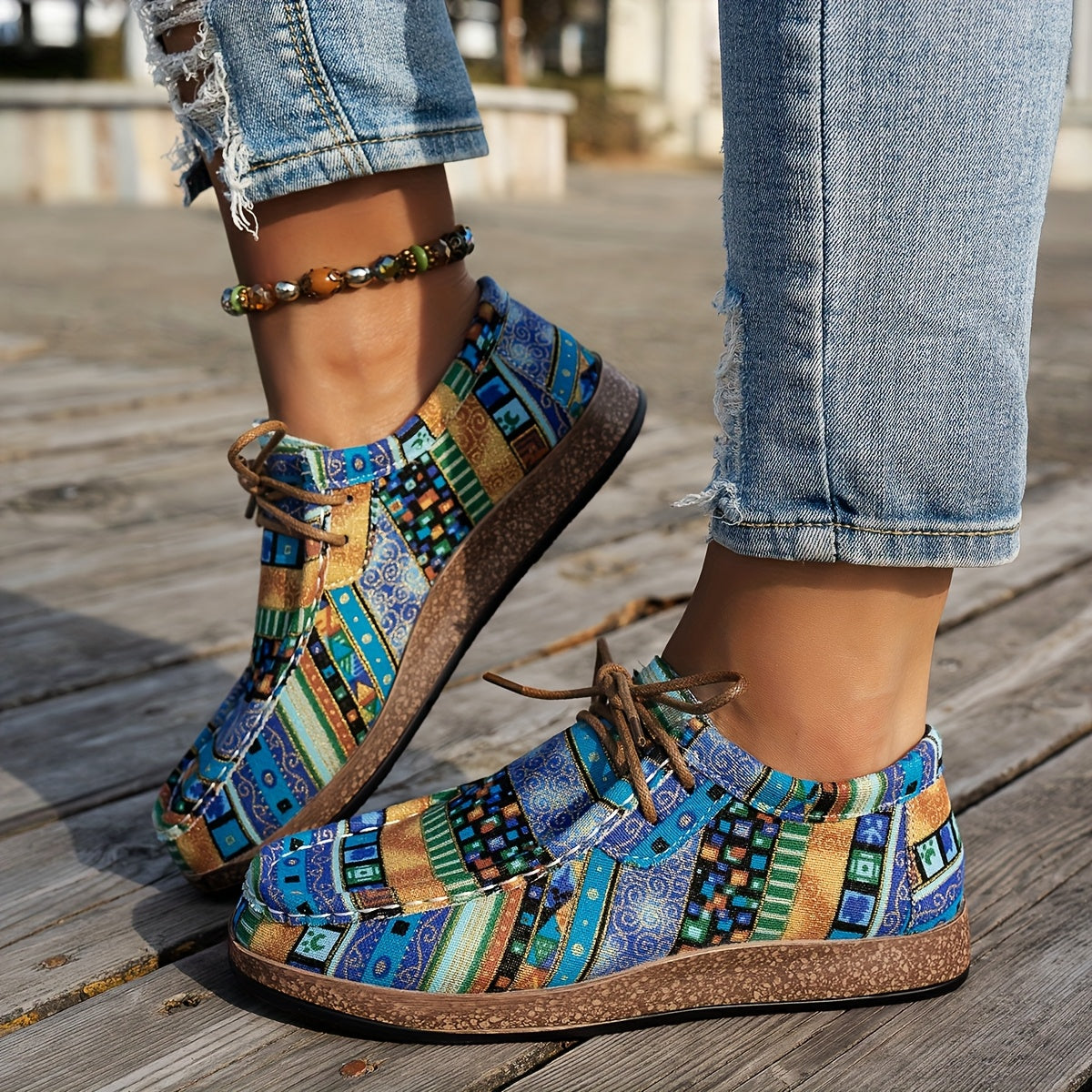 Happy™ ColorfulShoes: Stilvolles Modernes Design Damenschuhe