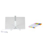 Kletshuts™ NoteBoard: LED-Lampe Acryl Notiz Und Zeichenbrett