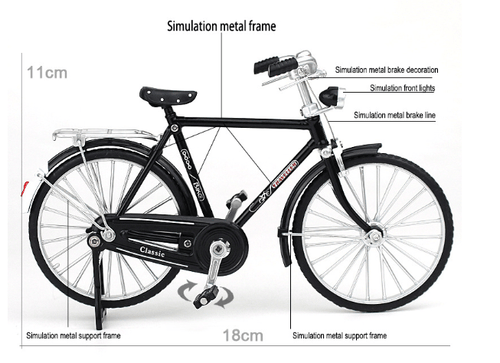 Kletshuts™ Bicycle - Do-It-Yourself-Fahrradmodell Maßstab Spielzeug