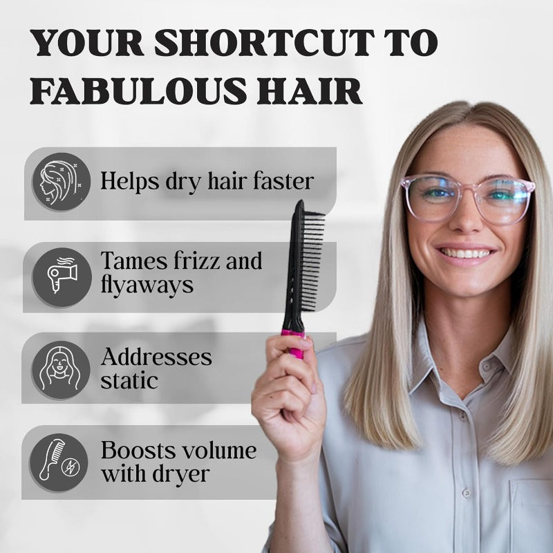 Rose® V-ShapedComb 1+1 GRATIS: V-Förmiger Haarkamm