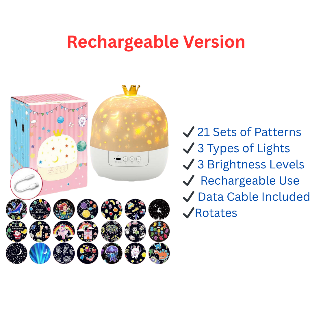 Ledsen™ MagicLight: Magischer Kinder- Nachtlicht- Projektor