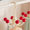 GlideHold® HangerHooks: 360° Drehbar 6 Haken Schrankorganizer Bügel