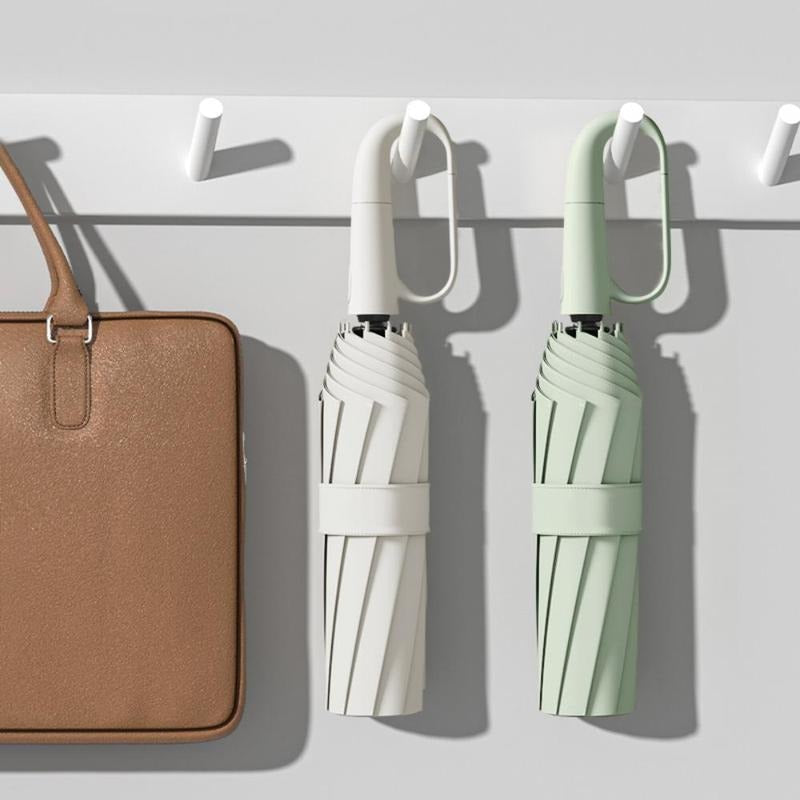 FoldingUmbrella: Automatisch 20 Knochen Ringverschluss Griff Klappschirm