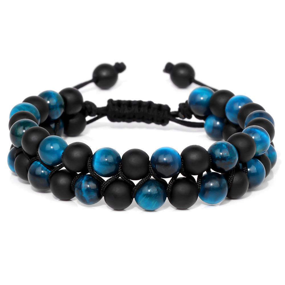 Jewelance™  ProtectionBracelet 1+1 GRATIS: Doppellagig Tigerauge Schutz Armband