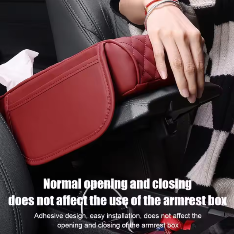 ArmrestCover: Universal Auto Armlehne Abdeckung Unterstützung Mit Ablage Taschen