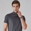 Icone™ FitShirt 1+1 GRATIS: Herren Schmal Geschnitten Hoch Neck Lässig Hemd