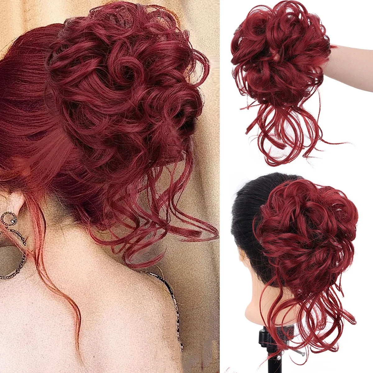 Rose® CurlyBun: Sofort Gelockt Dutt Haar Klammer