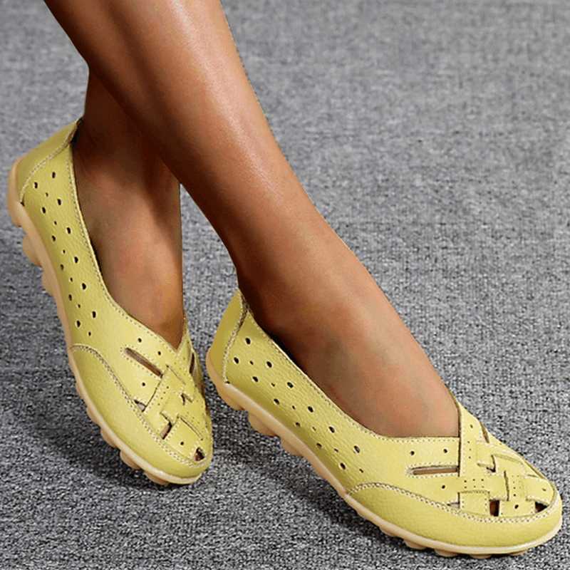 Happy™ SoftShoes: Flexible Weiche Gepolsterte Flache Schuhe Für Frauen