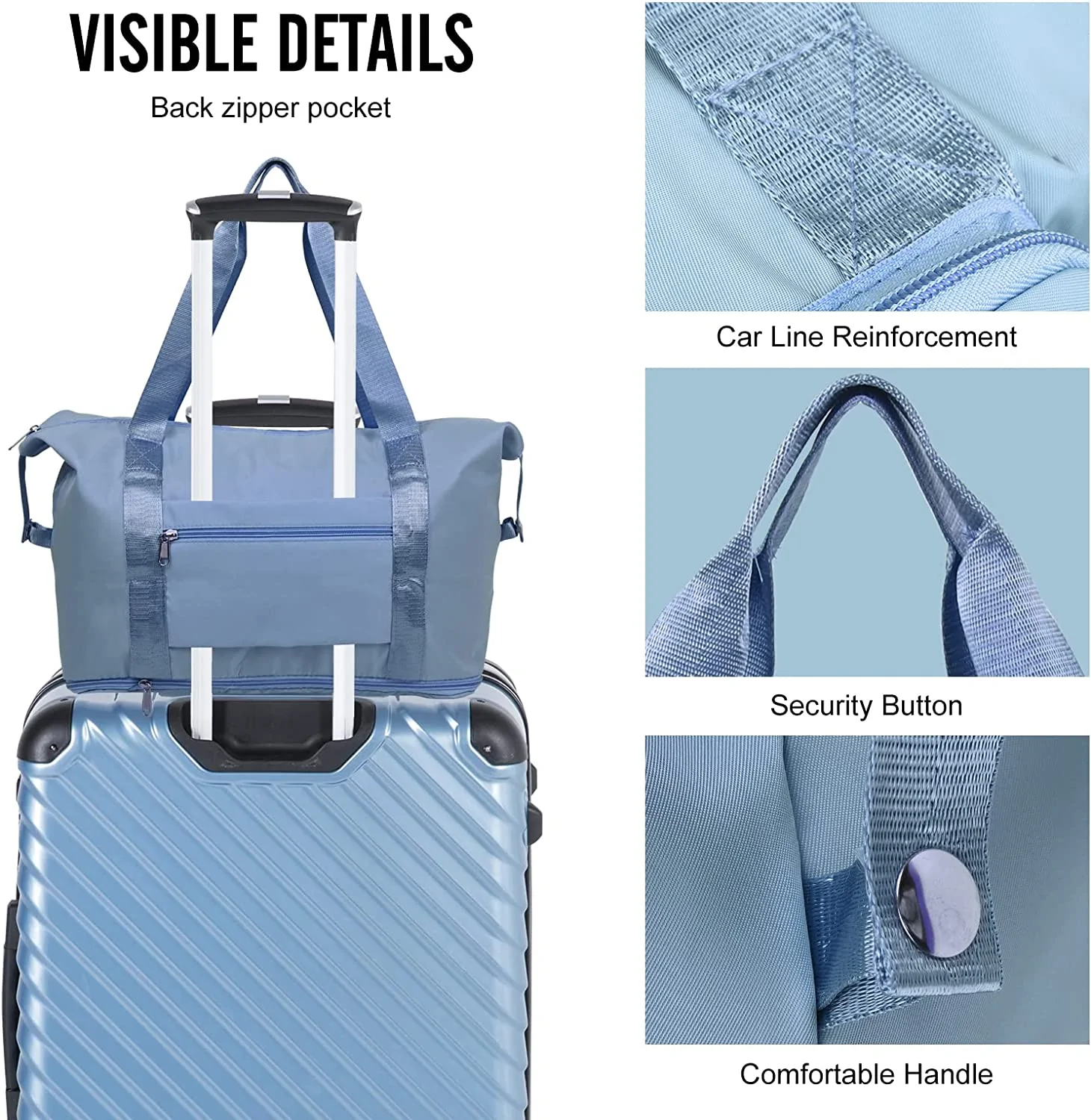 Icone™ TravelBag - Großes Kapazitätsvolumen Faltbar Wasserdicht Reisetasche