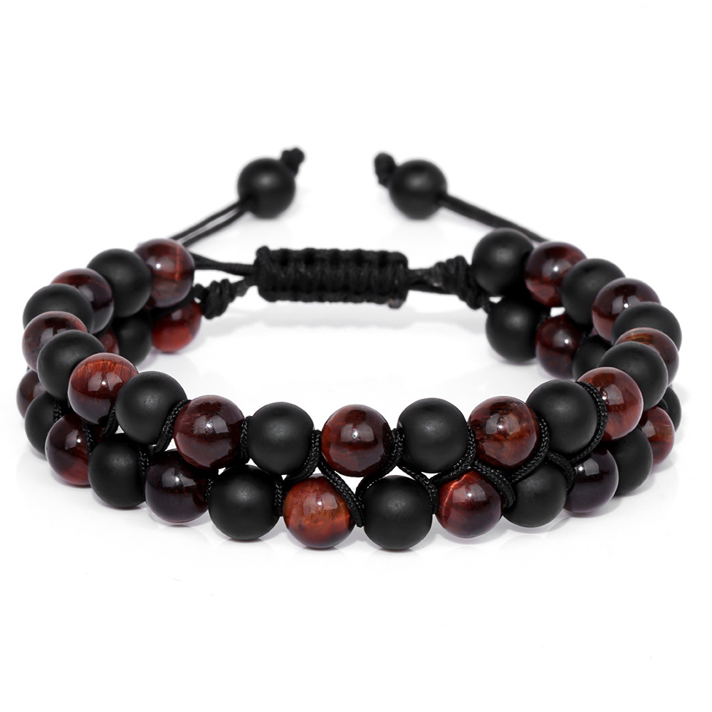 Jewelance™  ProtectionBracelet 1+1 GRATIS: Doppellagig Tigerauge Schutz Armband