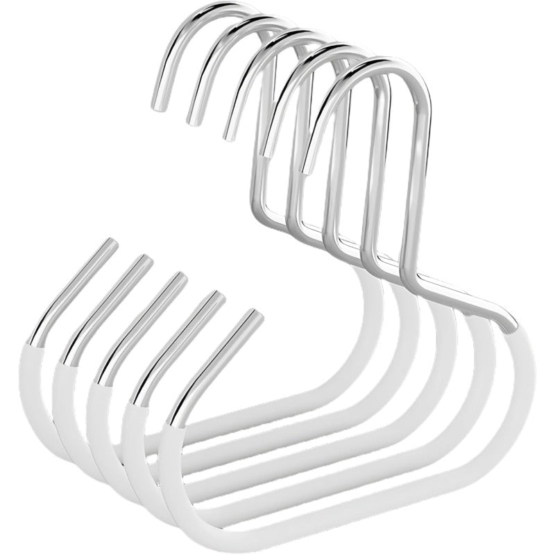 GlideHold® ClosetRing 10+10 GRATIS: Offener Ring Platzsparer Schrank Kleiderbügel