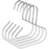 GlideHold® ClosetRing 10+10 GRATIS: Offener Ring Platzsparer Schrank Kleiderbügel