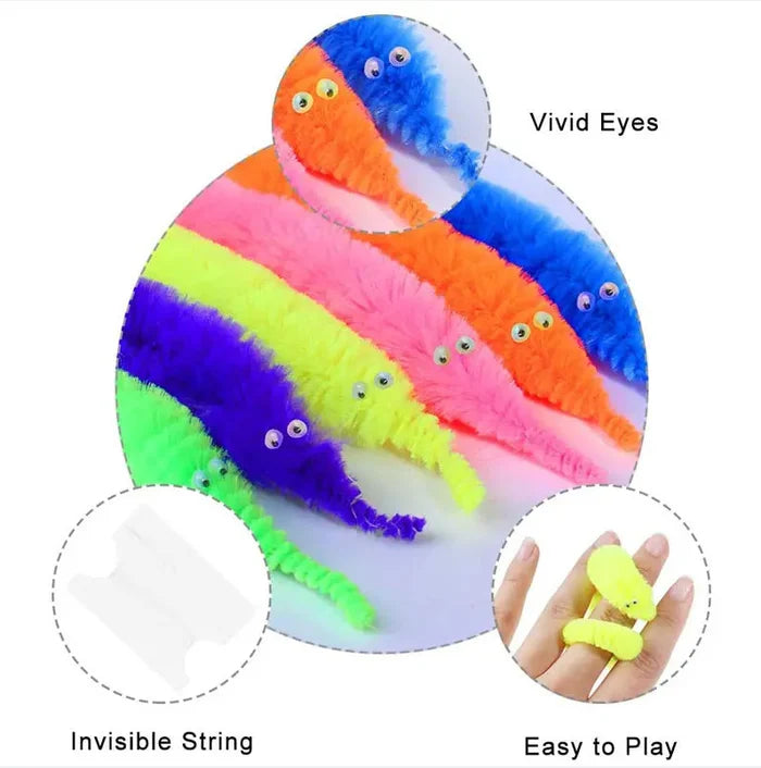 Kletshuts™ TwistyWorm - Regenbogen Magie Gedrehter Wurm