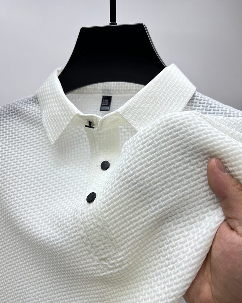Icone™ BreathableShirt 1+1 GRATIS: Stilvolles, Atmungsaktives Herren-Kurzarmhemd