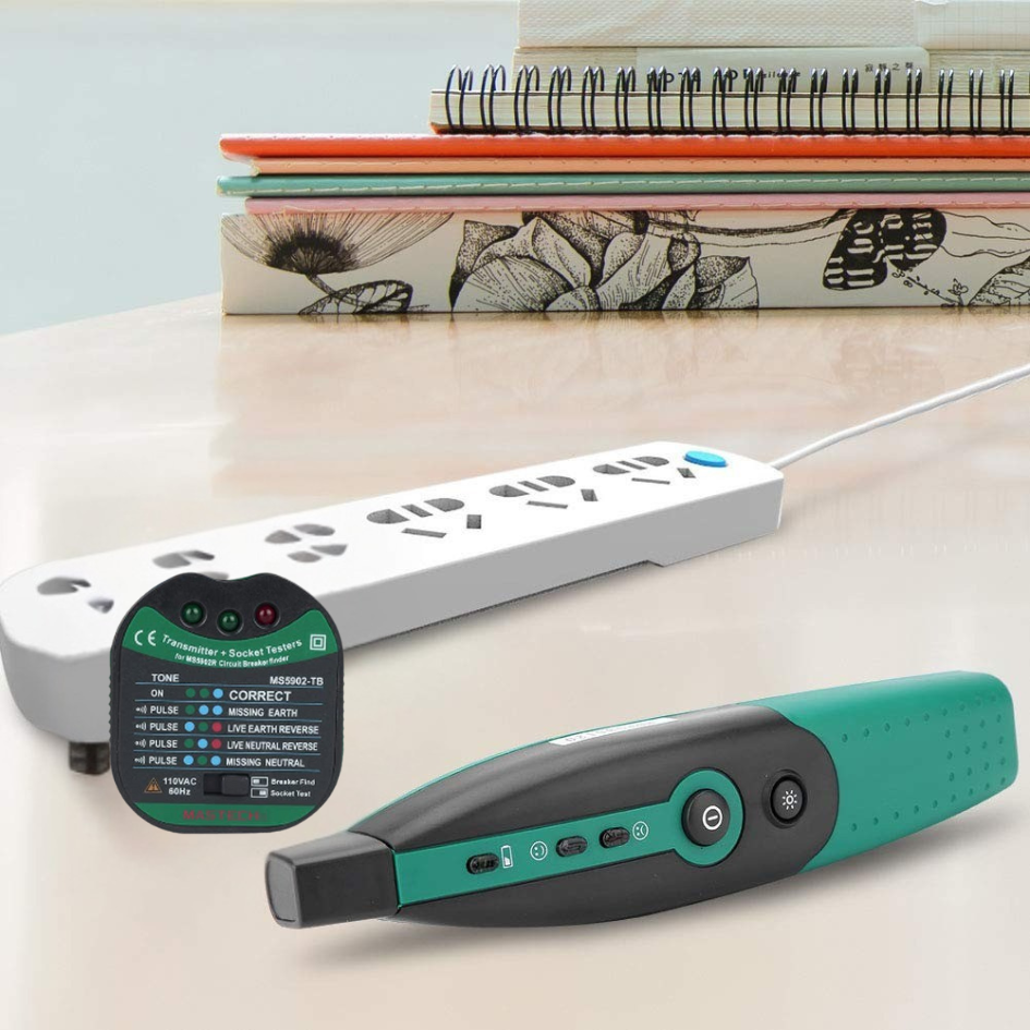 FuseFinder – Sicherung Schalter Und Steckdosentester Mit Taschenlampe