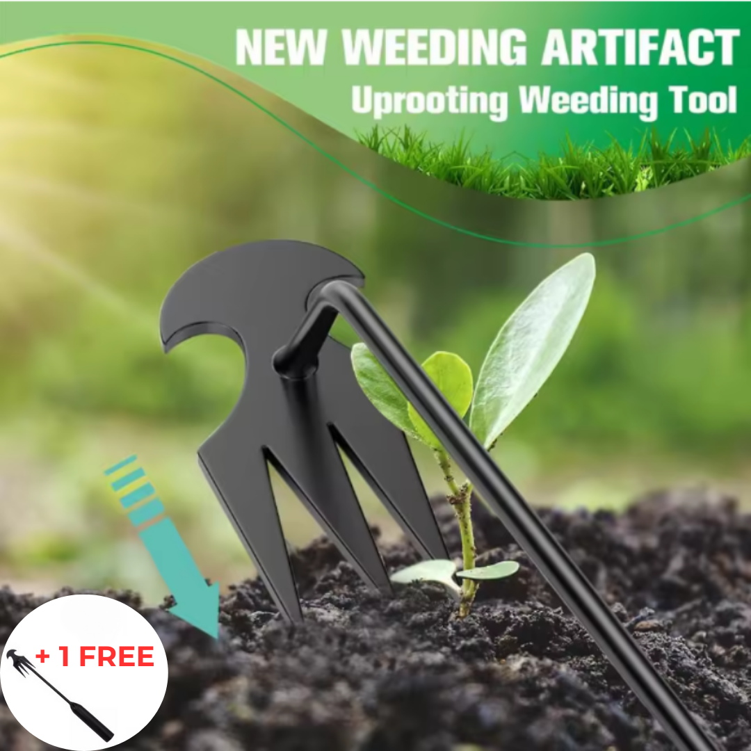 WeedRemover 1+1 GRATIS: Ergonomisch Unkraut Umzug Garten Werkzeug
