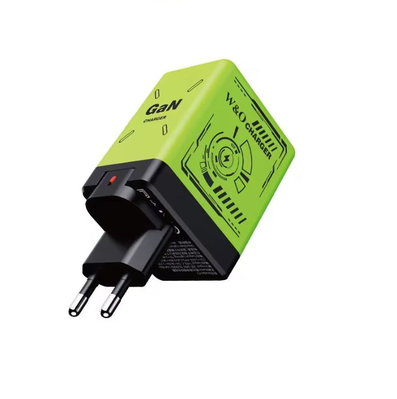 DualCharger: Schnellladung Doppelt Einziehbares Kabel Reiseladegerät