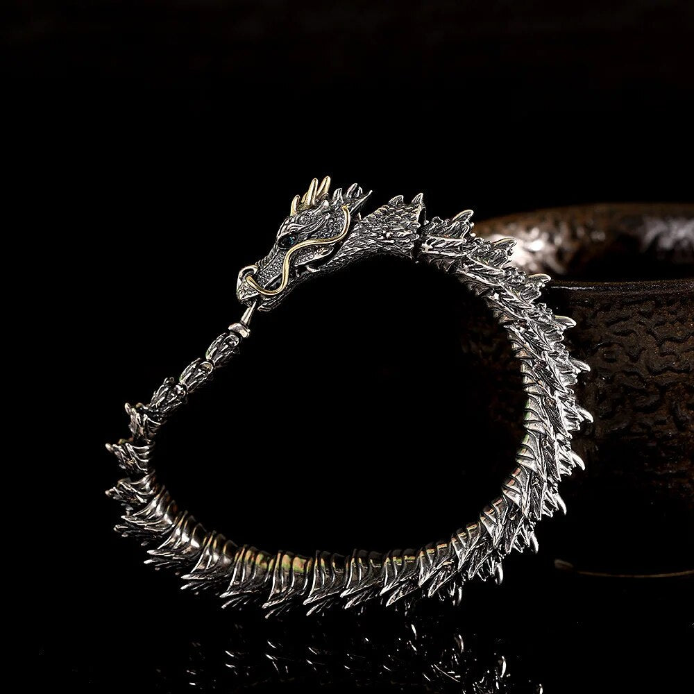 Jewelance™ SilverDragon - Sterling Silber Armband