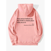 Icone™ DearHoodie: Kapuzenpullover Mit Aufdruck Vorne Und Hinten Botschaft
