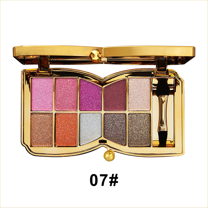 GlitterEyeshadow 1+1 GRATIS: Glänzend Glitzernuance Lidschatten-Palette