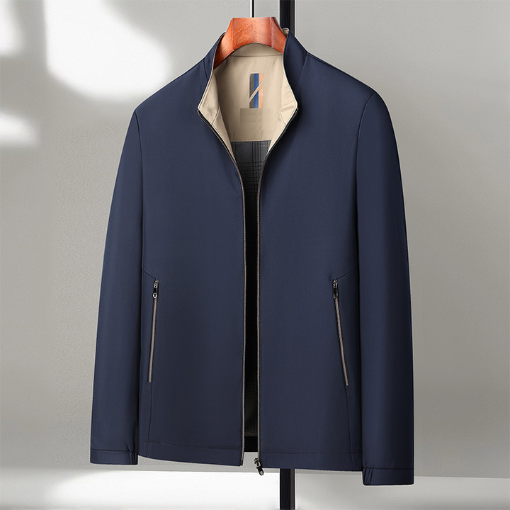 Icone™ CasualJacket: Stehkragen Lässig Reißverschluss Jacke Für Herren