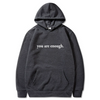 Icone™ DearHoodie: Kapuzenpullover Mit Aufdruck Vorne Und Hinten Botschaft