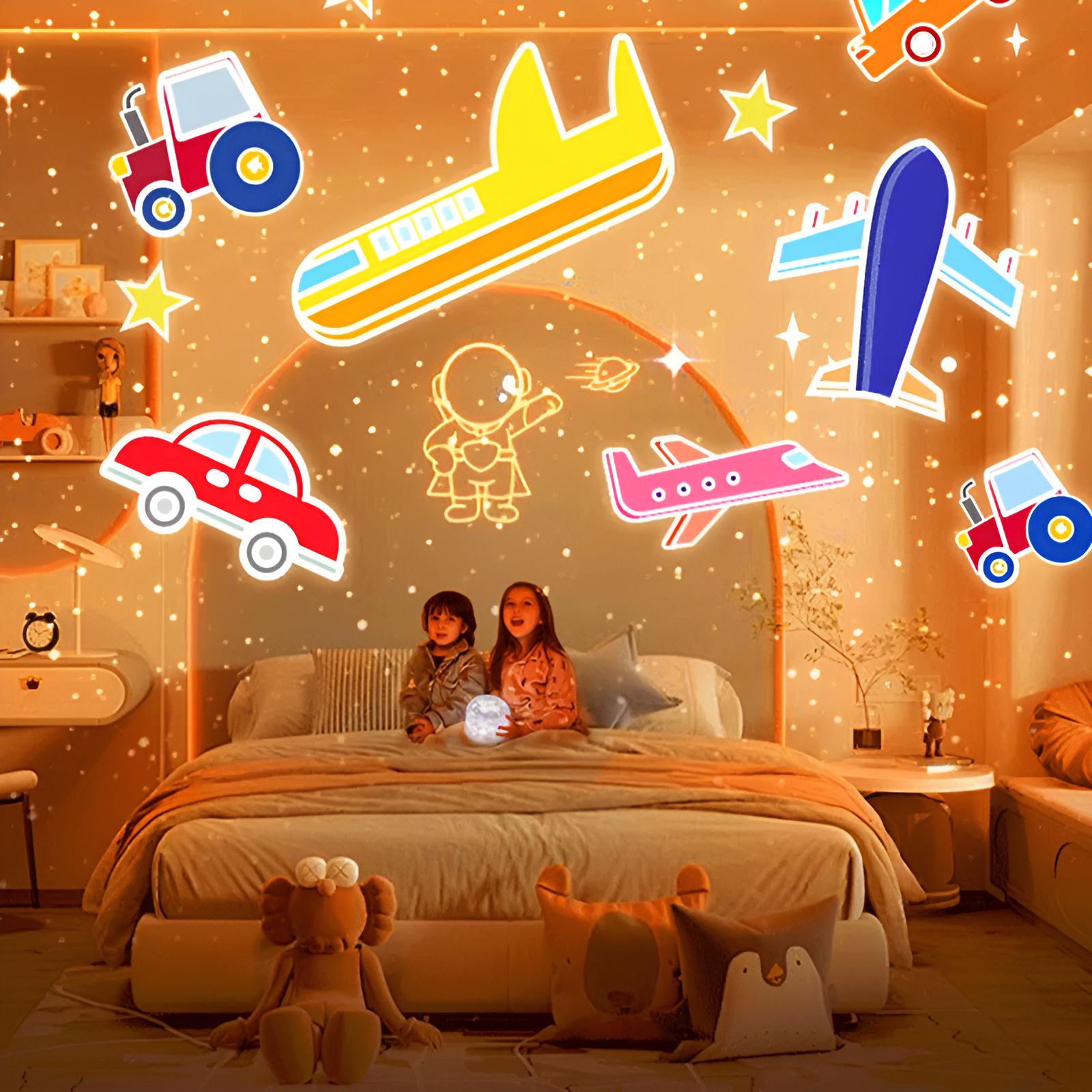 Ledsen™ MagicLight: Magischer Kinder- Nachtlicht- Projektor