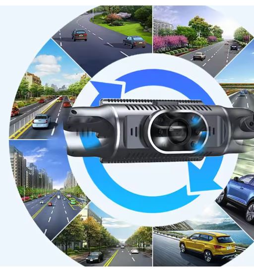 CarRecorder - Hohe Auflösung 4 Kamerawinkel WLAN-Auto Recorder
