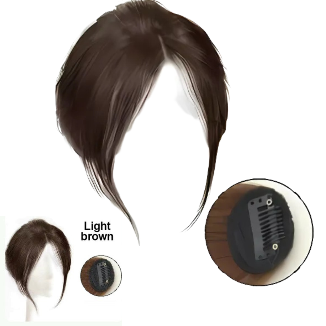 Rose® HairBangs 1+1 GRATIS: Teilweise Haar Pony Vordere Haarteil-Clip