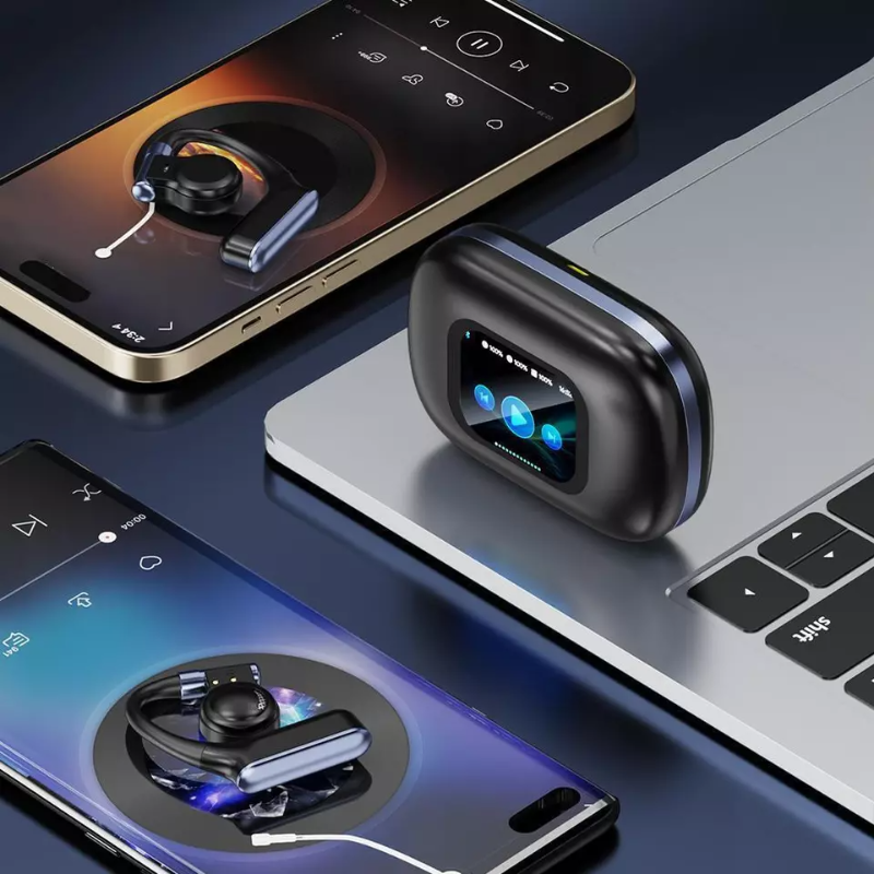 OpenEarbuds - Schnell Steuerung Fall Kabellos Bluetooth Offen Ohrhörer