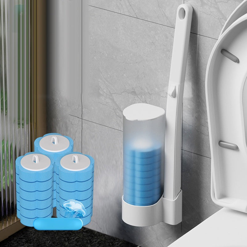 Cleaner Pro° ToiletCleaner: Einweg-Toilettenbürstenkopf-Reinigungsset