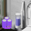 Cleaner Pro° ToiletCleaner: Einweg-Toilettenbürstenkopf-Reinigungsset