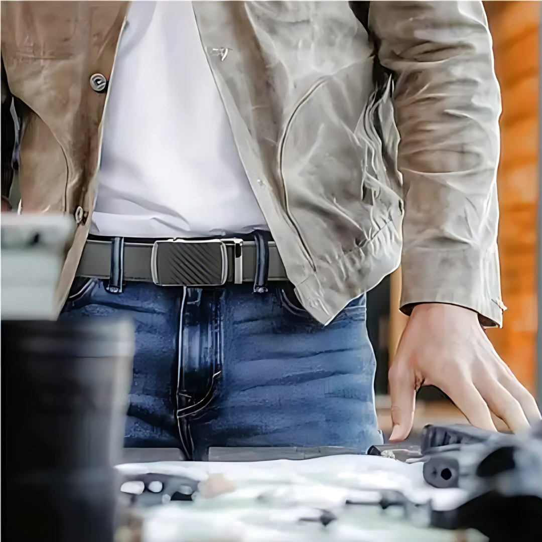 Icone™ ClassicBelt 1+1 GRATIS: Bequemer Klassischer Verstellbarer Schnalle Gürtel Für Herren