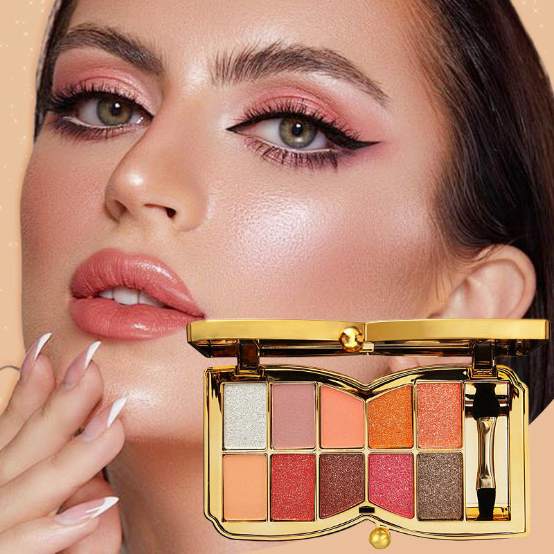 GlitterEyeshadow 1+1 GRATIS: Glänzend Glitzernuance Lidschatten-Palette