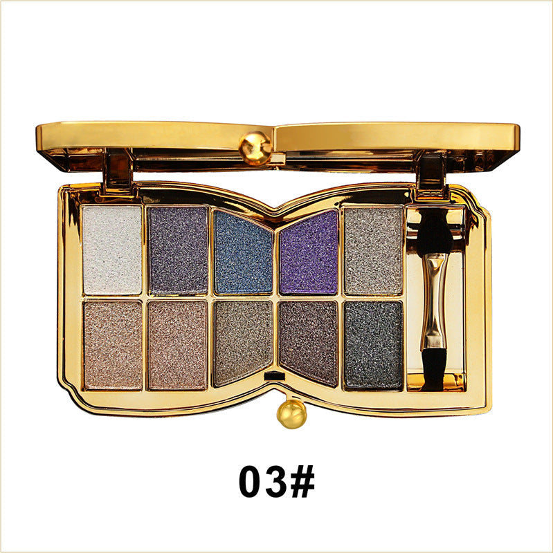GlitterEyeshadow 1+1 GRATIS: Glänzend Glitzernuance Lidschatten-Palette