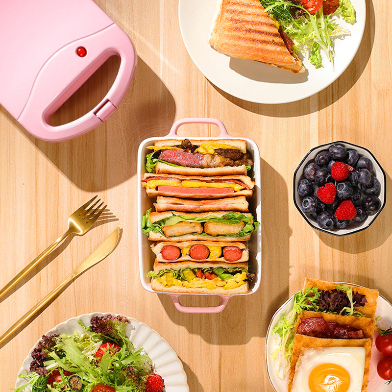Globetrek° SandwichMaker: Mini Elektro Frühstückstoaster Und Sandwich-Maker