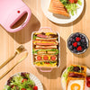 Globetrek° SandwichMaker: Mini Elektro Frühstückstoaster Und Sandwich-Maker