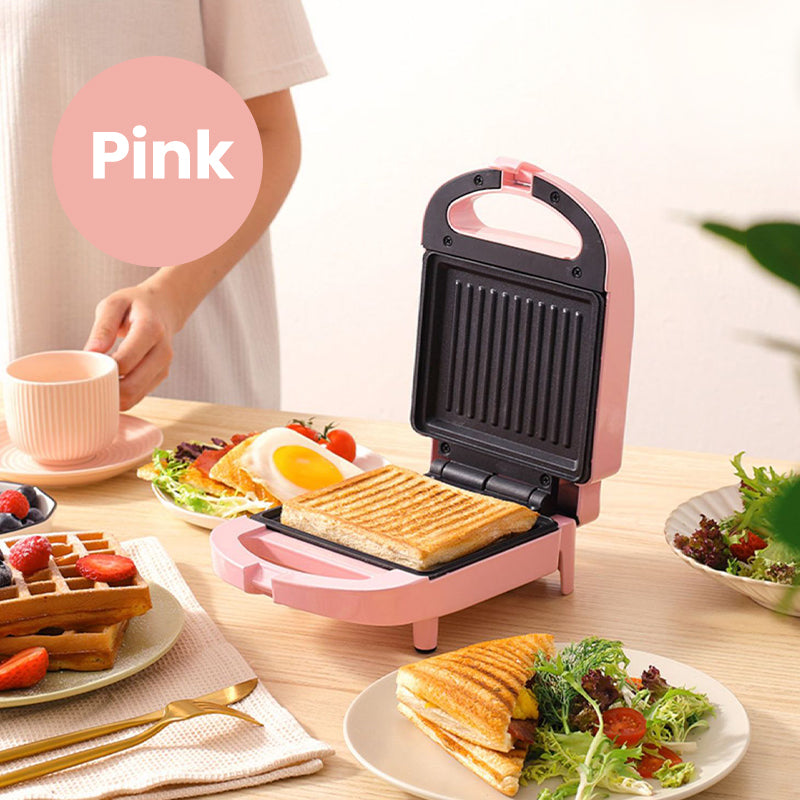 Globetrek° SandwichMaker: Mini Elektro Frühstückstoaster Und Sandwich-Maker