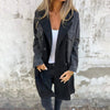 Icone™ LongCoat: Mittellanger Trenchcoat Mit Stilvollem Kragen Und Taschen