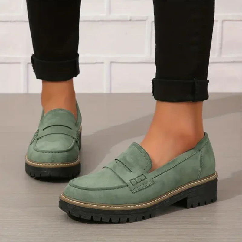Happy™ WomenShoes: Dicke Sohle Loafers Für Frauen
