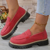 Happy™ WomenShoes: Dicke Sohle Loafers Für Frauen