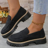 Happy™ WomenShoes: Dicke Sohle Loafers Für Frauen