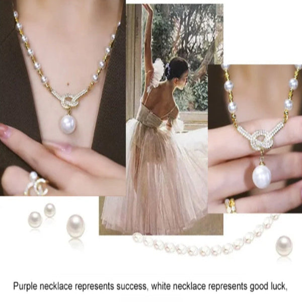 Jewelance™ PearlNecklace 1+1 GRATIS: Frauen Elegante Perle Bead Halskette